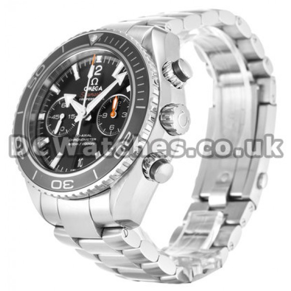 Cheap UK Sale Omega Planet Ocean Automatic Replica Watch With Black Dial For Men