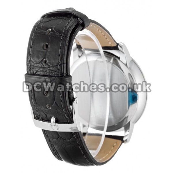 Perfect UK Sale Omega De Ville Automatic Fake Watch With White Dial For Men