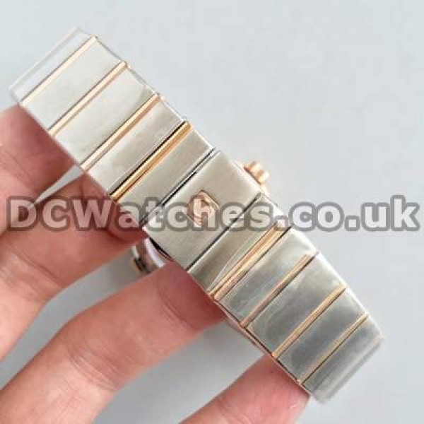 Cheap UK Omega Constellation Automatic Replica Watches With White Dials For Men