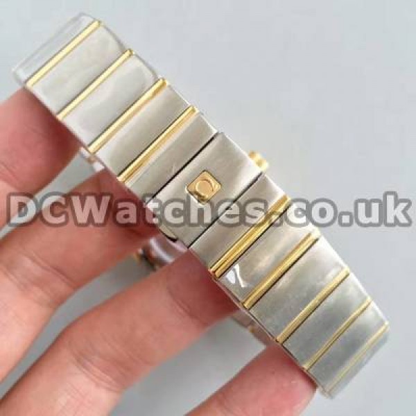 Best UK Omega Constellation Automatic Fake Watches With White Dials For Men