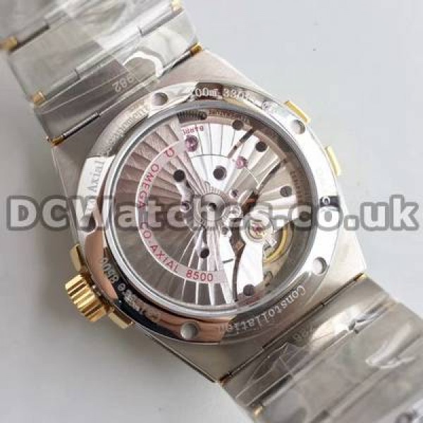 Best UK Sale Omega Constellation Automatic Fake Watches With Silvery Dials For Men